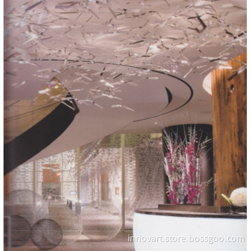 customized metal wall hanging for hotel